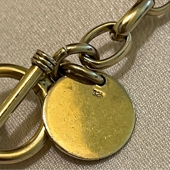 designer Alexis Von Viragh  925 Necklace  Gold Tone Long 33 In / 56g - Picture 10 of 16